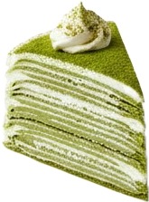 a piece of cake with green frosting.jpg